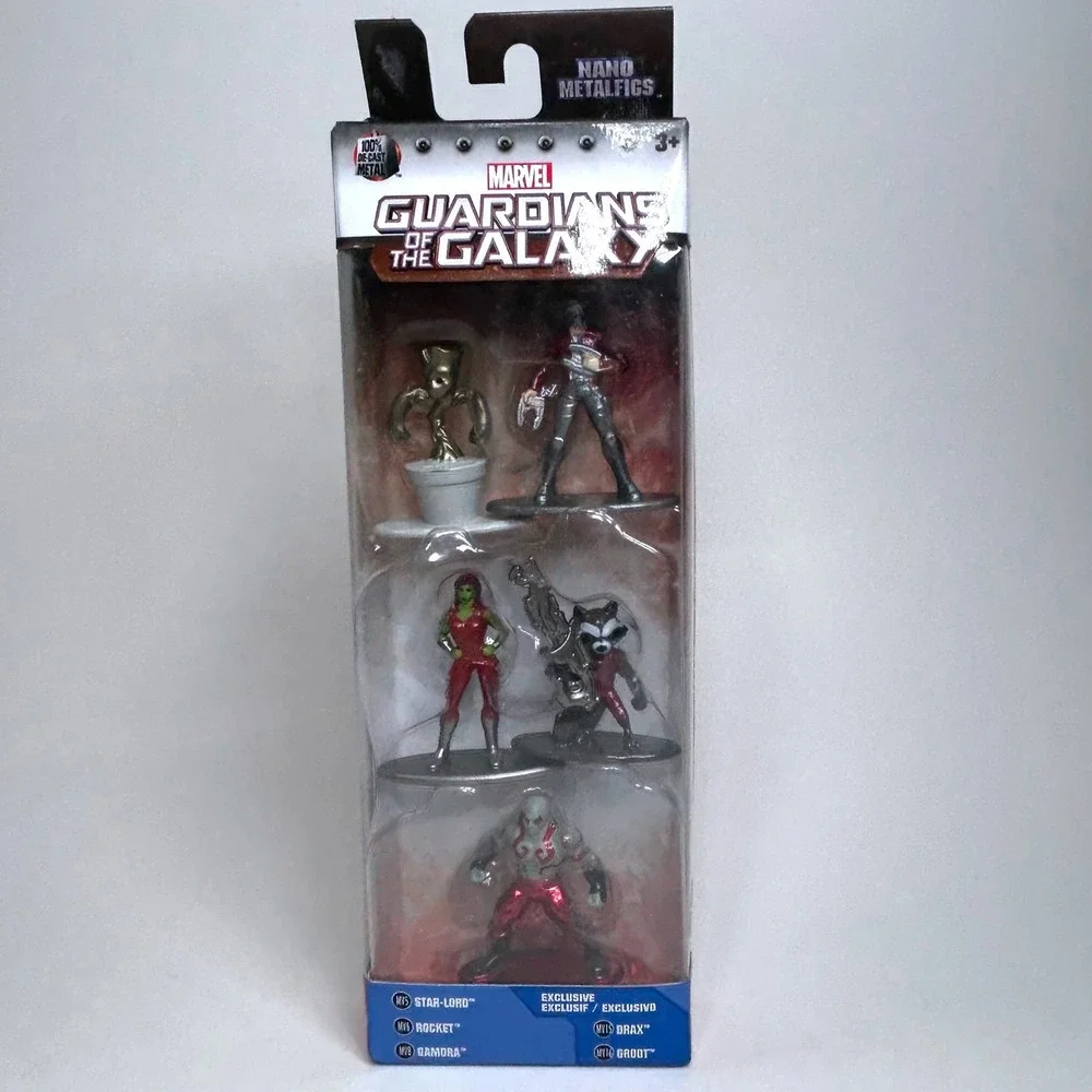 Marvel Guardians of the Galaxy Nano Metalfigs 5-Pack Die-Cast Figures Jada Toys